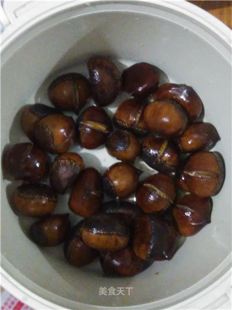 Microwave Version of Osmanthus Sugar Fried Chestnuts recipe