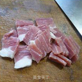 Stir-fried Potatoes with Bacon and Zucchini recipe