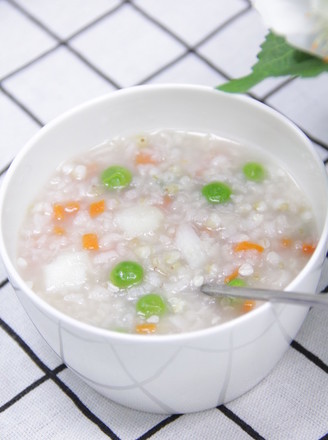 Quinoa Cod Porridge with Mixed Vegetables recipe