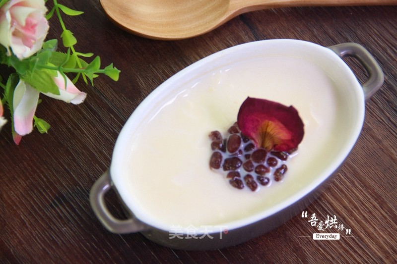 Red Bean Double Skin Milk recipe