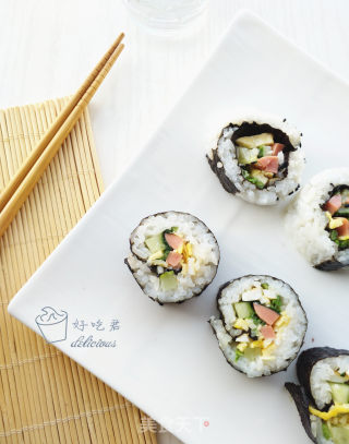 Spinach Double Sushi recipe