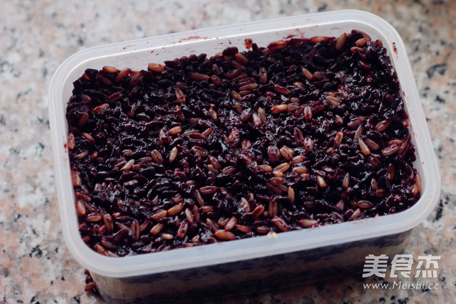 Chestnut Fragrant Black Rice Naked Oatmeal Cake recipe