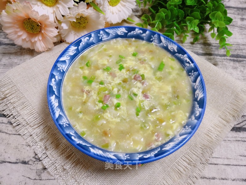 Pickled Mustard Ham and Celery Lump Soup recipe