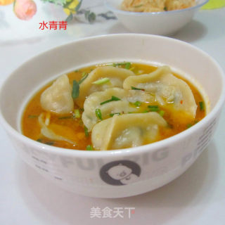 Lettuce and Fish Dumplings recipe