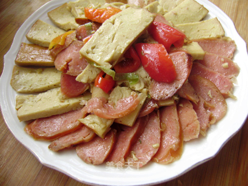 Home Cooking-three Slices of Spicy Stir Fry recipe