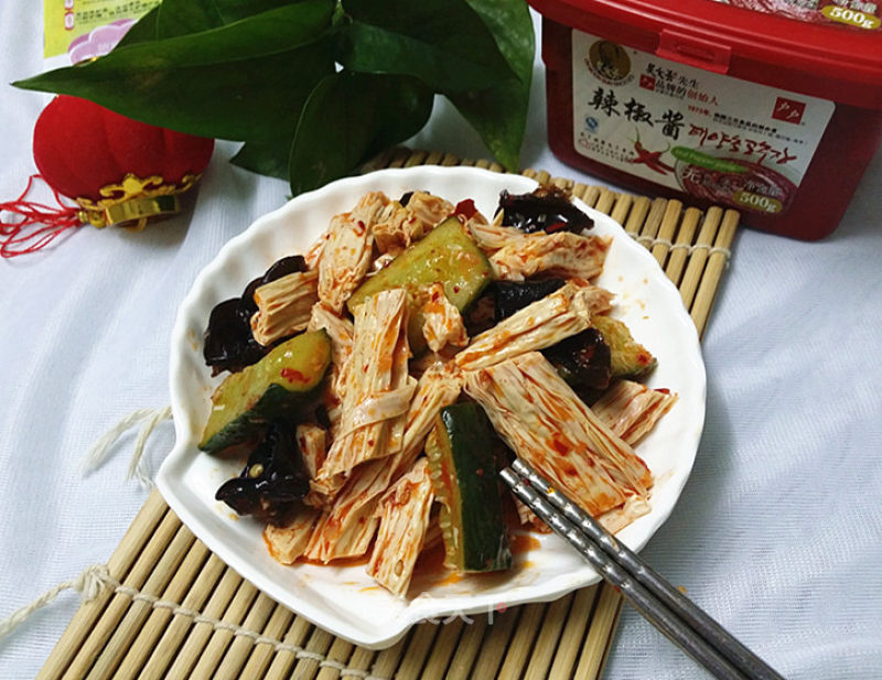 Beancurd with Korean Spicy Sauce Recipe Simple Chinese Food