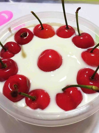 Cherry Homemade Yogurt recipe