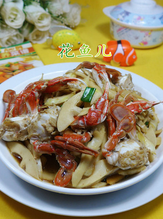Stir-fried Flower Crab with Leishan