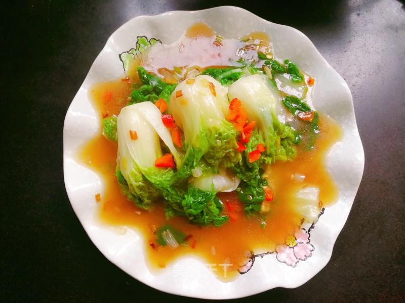 Yellow Cabbage in Oyster Sauce recipe