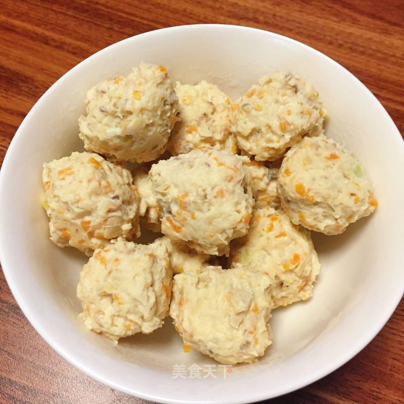Vegetable Chicken Meatballs recipe