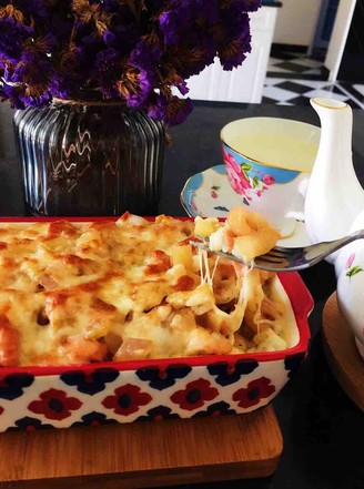 Vegetable Nutrition Cheese Baked Rice recipe