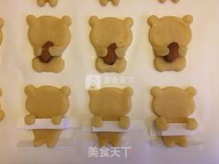 #aca烤明星大赛# Rilakkuma Cup Yuanzi/hug Almond Biscuits recipe