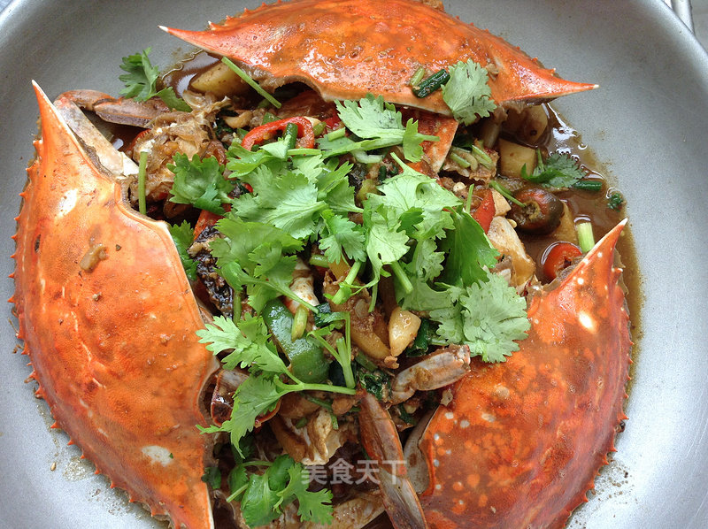 Golden Autumn Spicy Crab