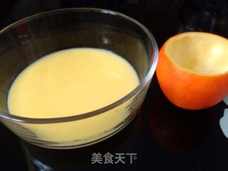 Fresh Orange Milk Stewed Egg recipe