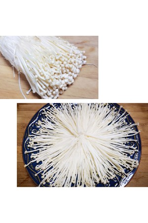 Garlic Vermicelli Enoki Mushroom recipe