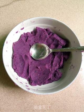 Purple Sweet Potato Toast recipe