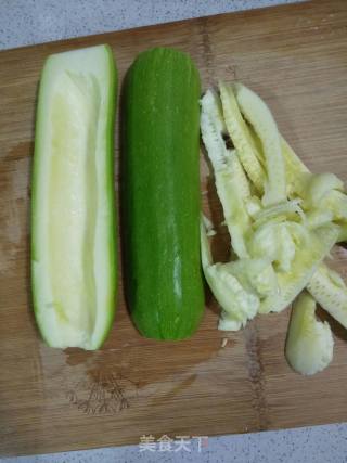 Stir-fried Ham Sausage with Zucchini recipe