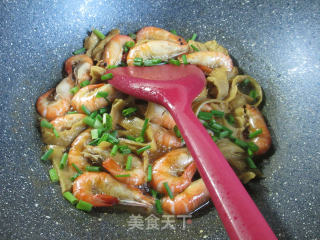 Fried Prawns with Gluten recipe