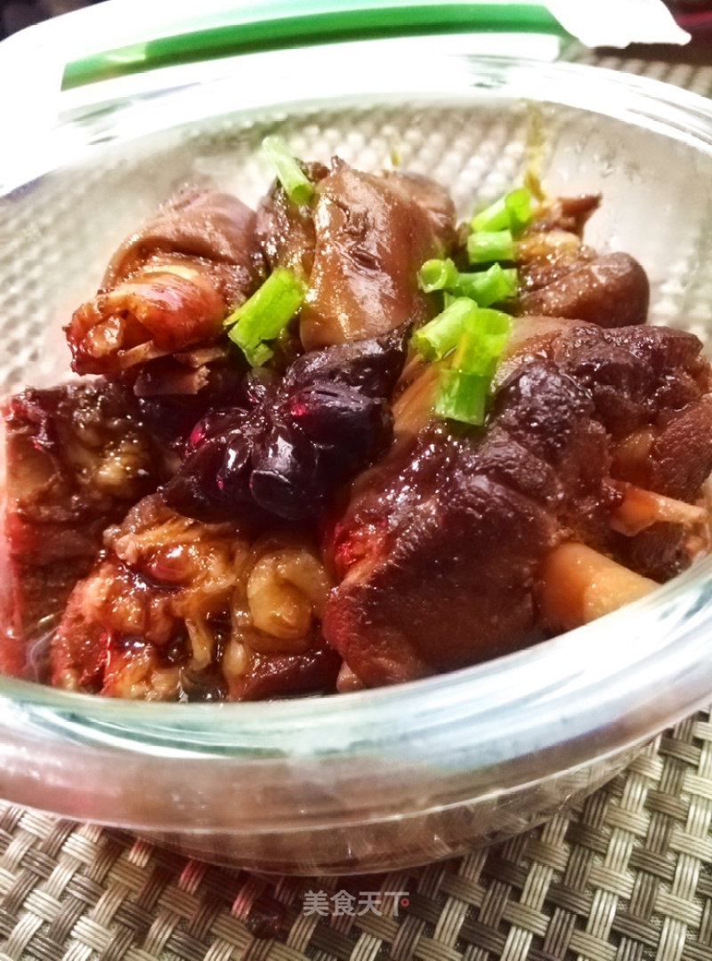 Braised Lamb with Pomelo Peel Powder recipe