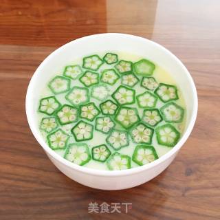 Okra Egg Custard recipe