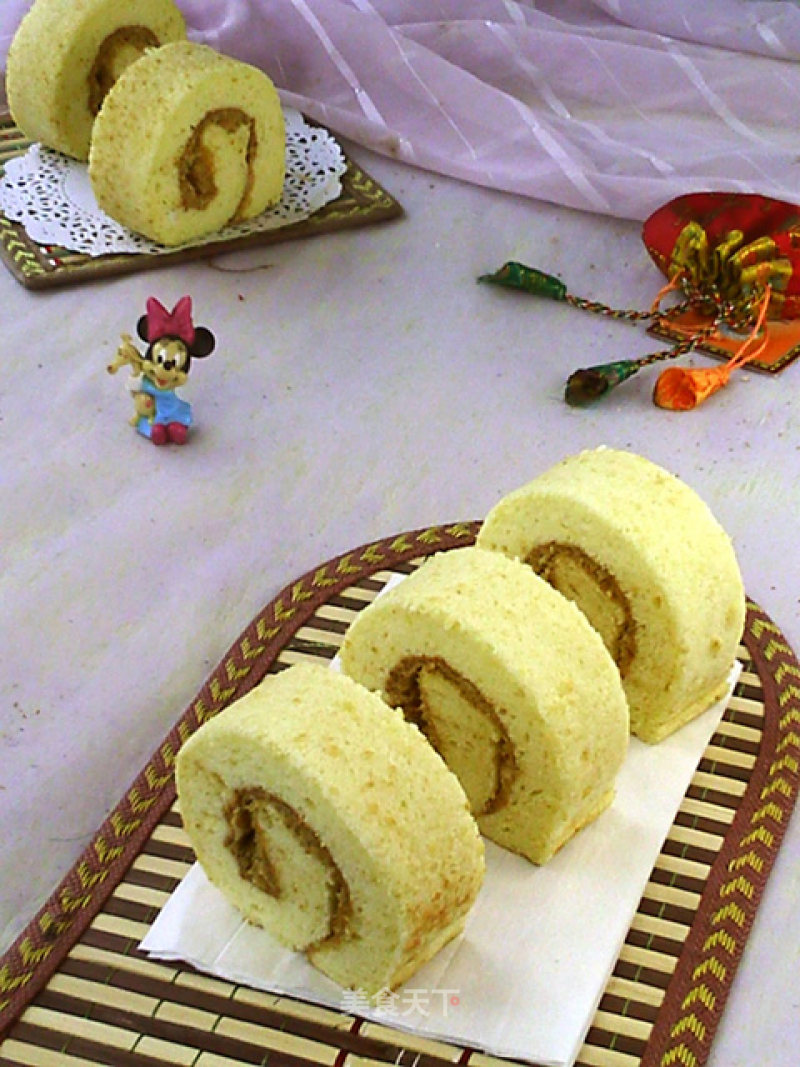 Pork Floss Cake Roll recipe