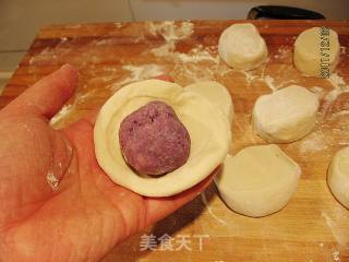 Purple Sweet Potato Mantou recipe