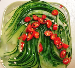 Summer Refreshing Dish "sprite Cucumber" recipe