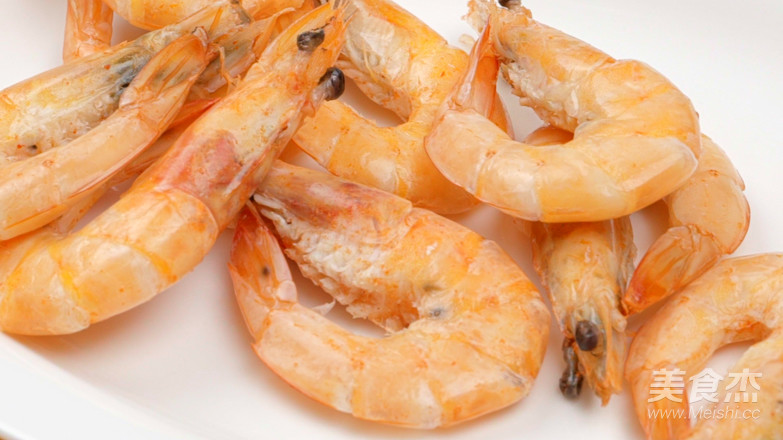 No Added Microwave Oven Grilled Dried Shrimp recipe