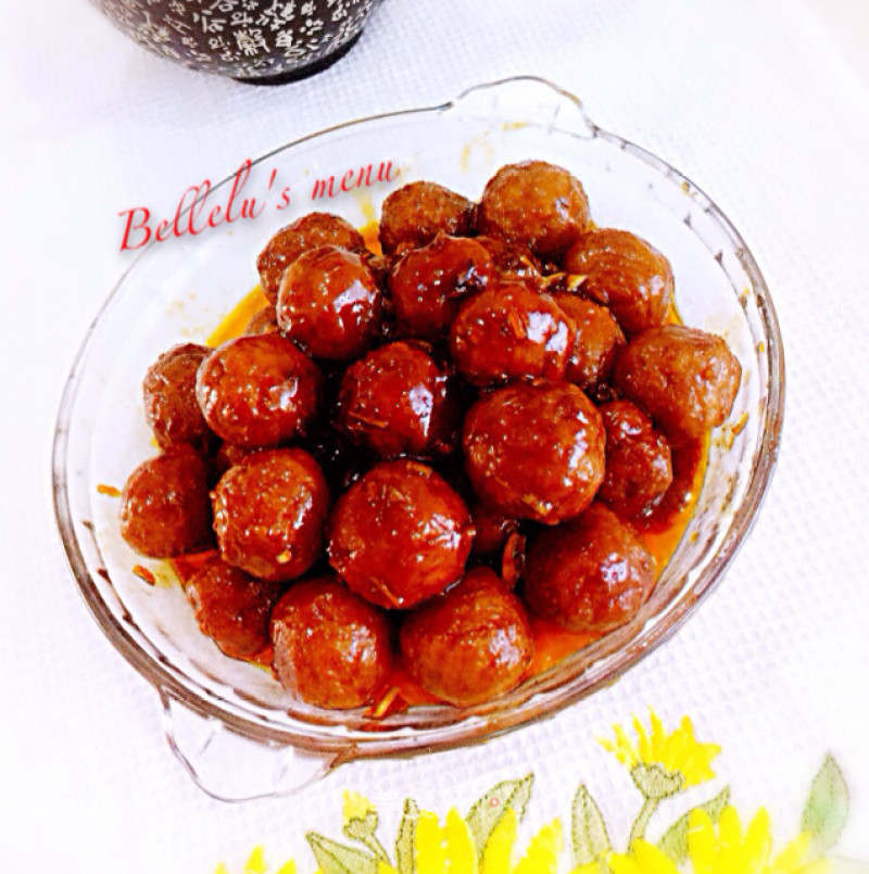 Fish-flavored Meatballs recipe