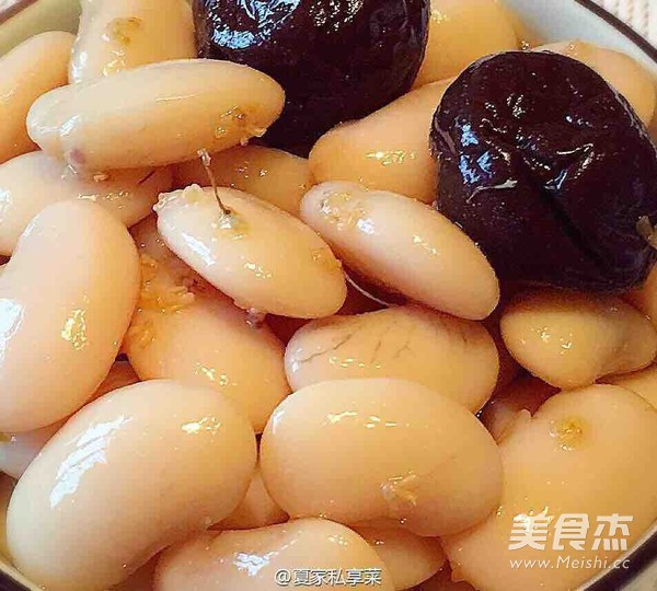 Osmanthus Fragrans and White Kidney Beans recipe