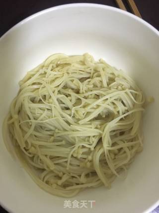 Stir-fried Enoki Mushrooms recipe