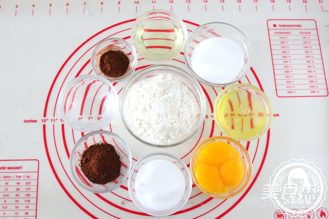 Tricolor Chiffon recipe
