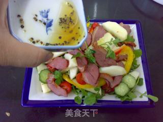 Smoked Duck with Fruit and Vegetable Salad recipe