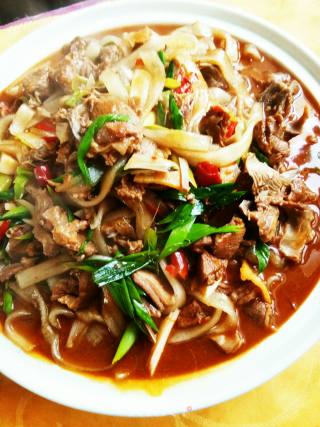 #妈妈的味# Spicy Lamb recipe