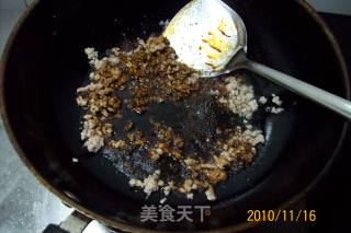 【autumn and Winter Green Shield】---garlic Minced Pork Roasted Radish recipe