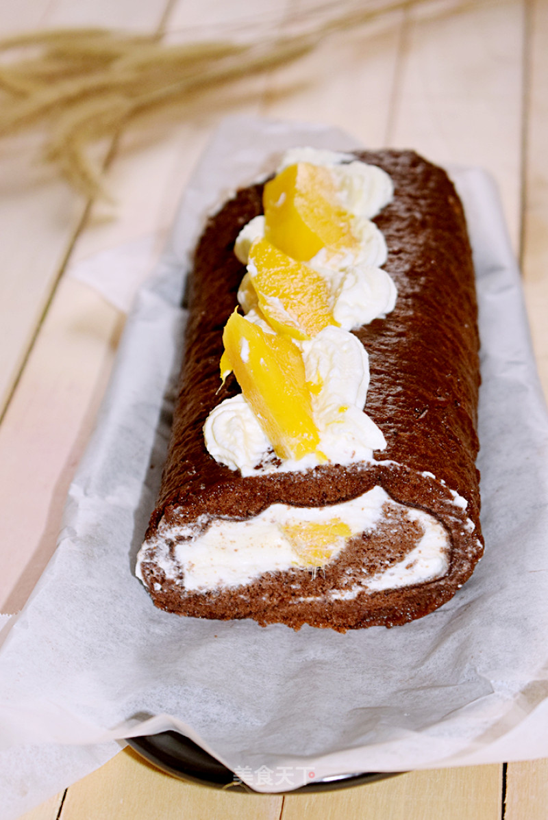 #trust之美#coco Mango Swiss Roll recipe