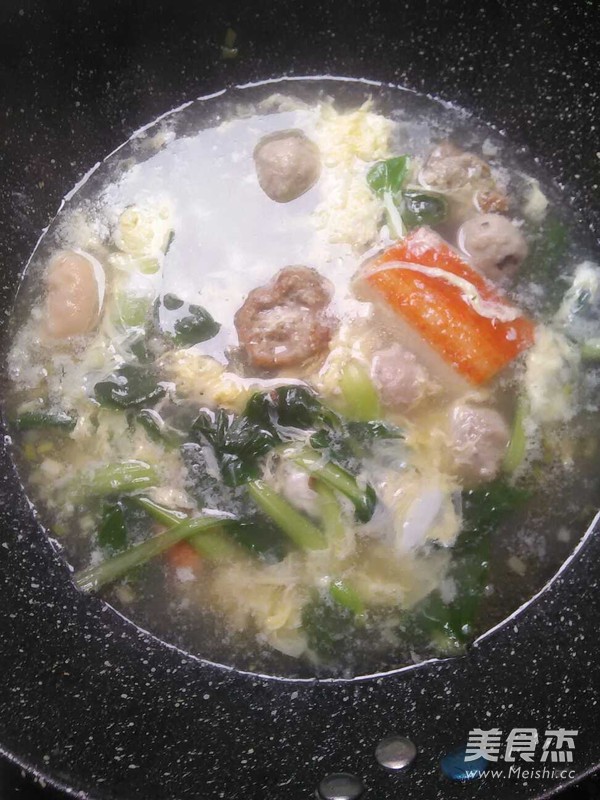 Hot Pot Balls and Vegetable Soup recipe