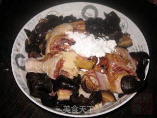 Steamed Chicken with Mushroom recipe