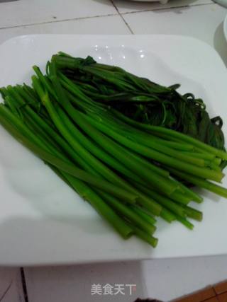 Scallion Oil Water Spinach recipe