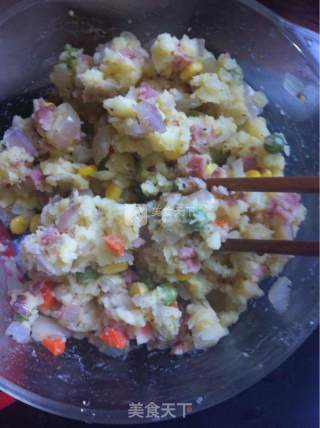 Potato Pie with Mixed Vegetables recipe