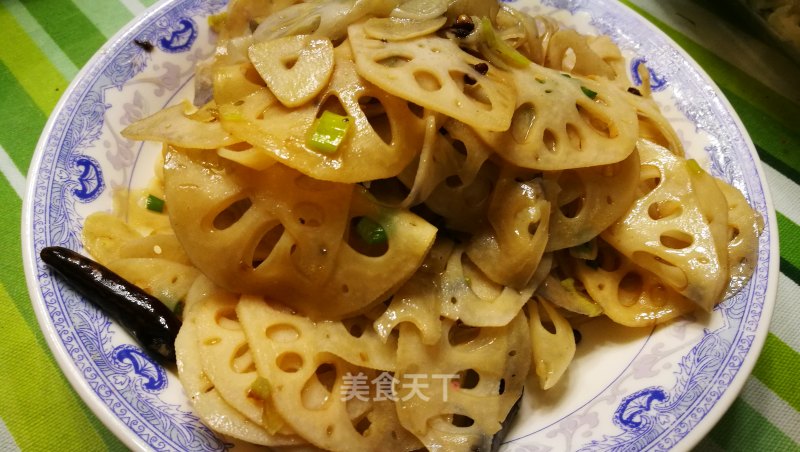 Fried Crispy Lotus Root Slices recipe