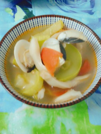 Seafood Xiuzhen Mushroom and Vegetable Soup recipe