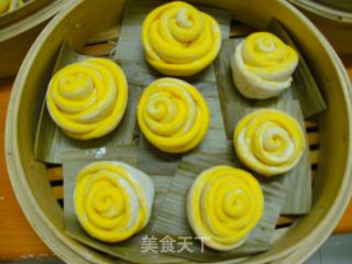 Green Rose Flower Roll recipe