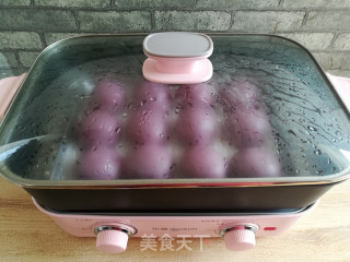 Purple Sweet Potato Glutinous Rice Cake recipe