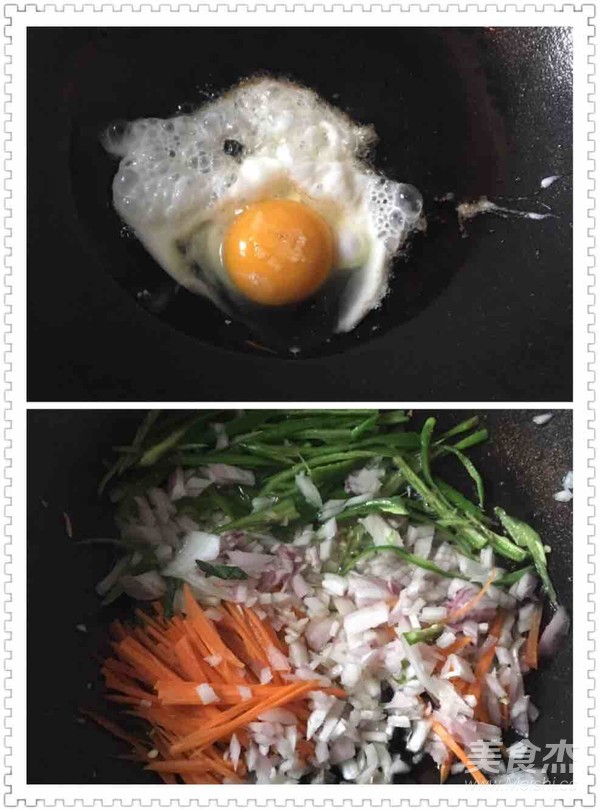 Stir-fried Udon with Three Vegetables recipe