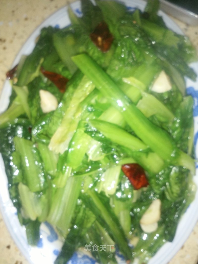 Stir-fried Lettuce recipe