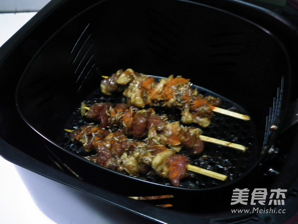 Oil-free Empty Fried Lamb Skewers recipe