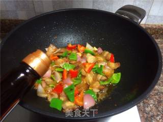 Three-color Twice-cooked Pork recipe