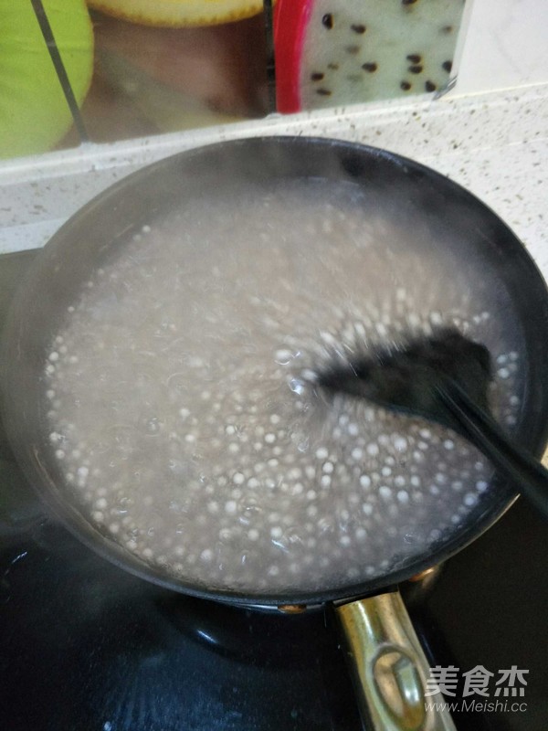 Mango, Chia Seed, Sago recipe