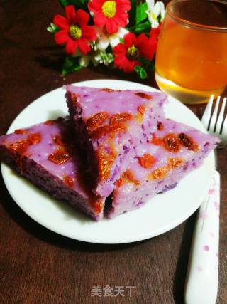 Purple Sweet Potato Rice Cake recipe